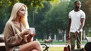 Cheating White Woman Meets Black Man up ahead Park Audio Story BBC